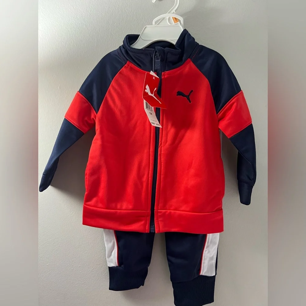 Puma Infant/Toddler Tracksuit 12 Months | Jacket & Joggers | NWT - Picture 5 of 5